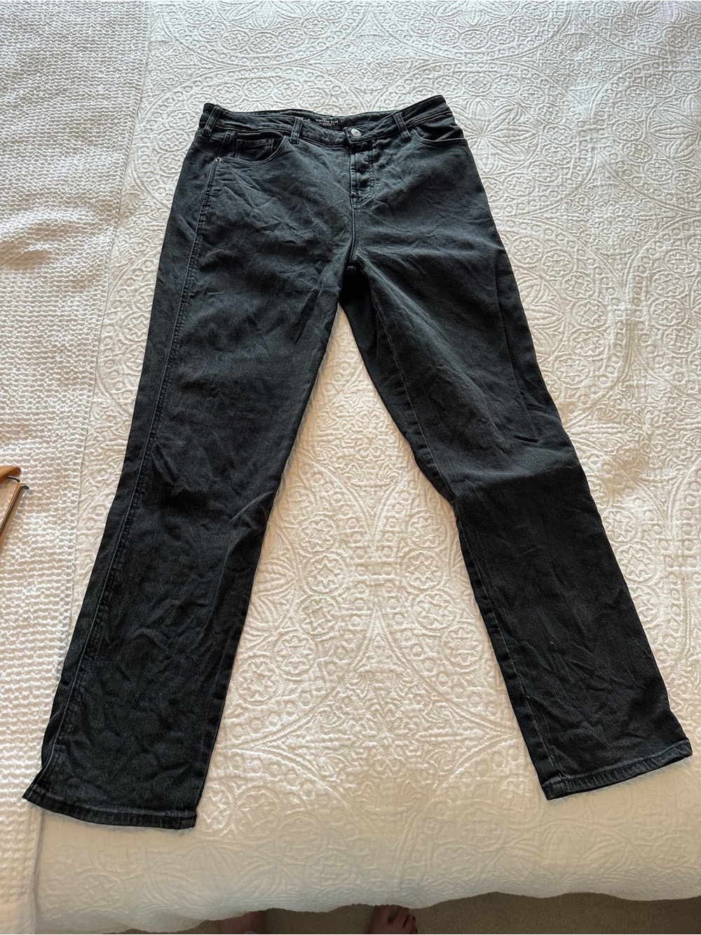 Old Navy Black High Rise Vintage Slim Straight-Leg Women's Jeans
